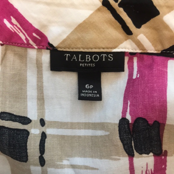 Talbots Petite sleeveless top - Picture 3 of 3